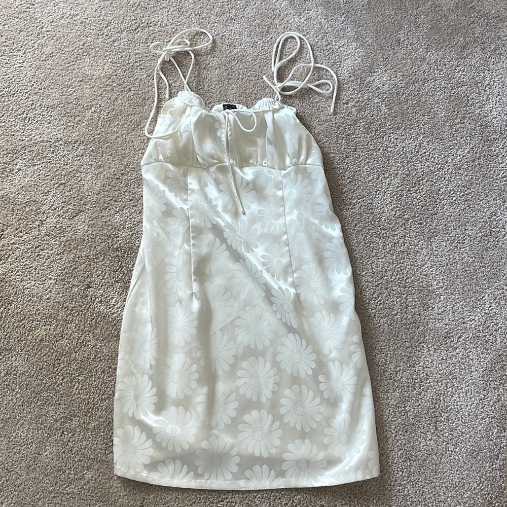 Satin Sunflower Dress